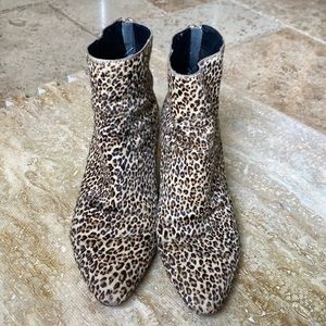 Pre loved Dolce vita leopard print booties